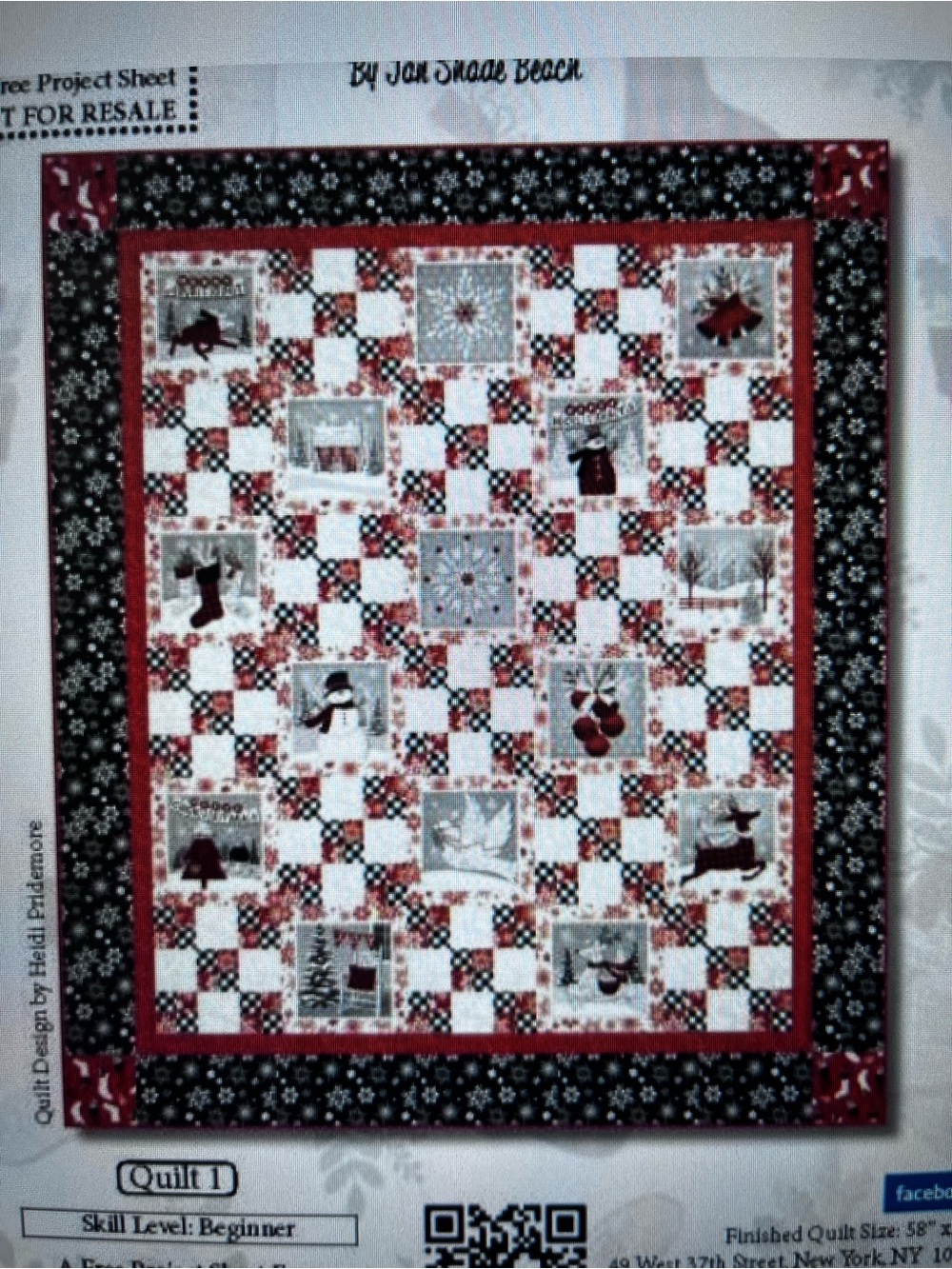 Henry Glass Christmas Quilt Kit